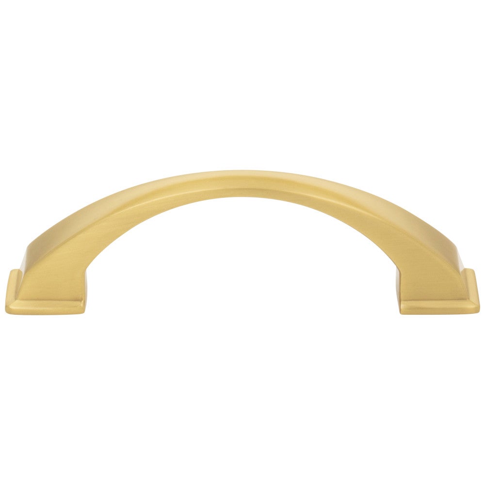 Hardware Resources 96 mm Center-to-Center Satin Nickel Arched Roman Cabinet Pull