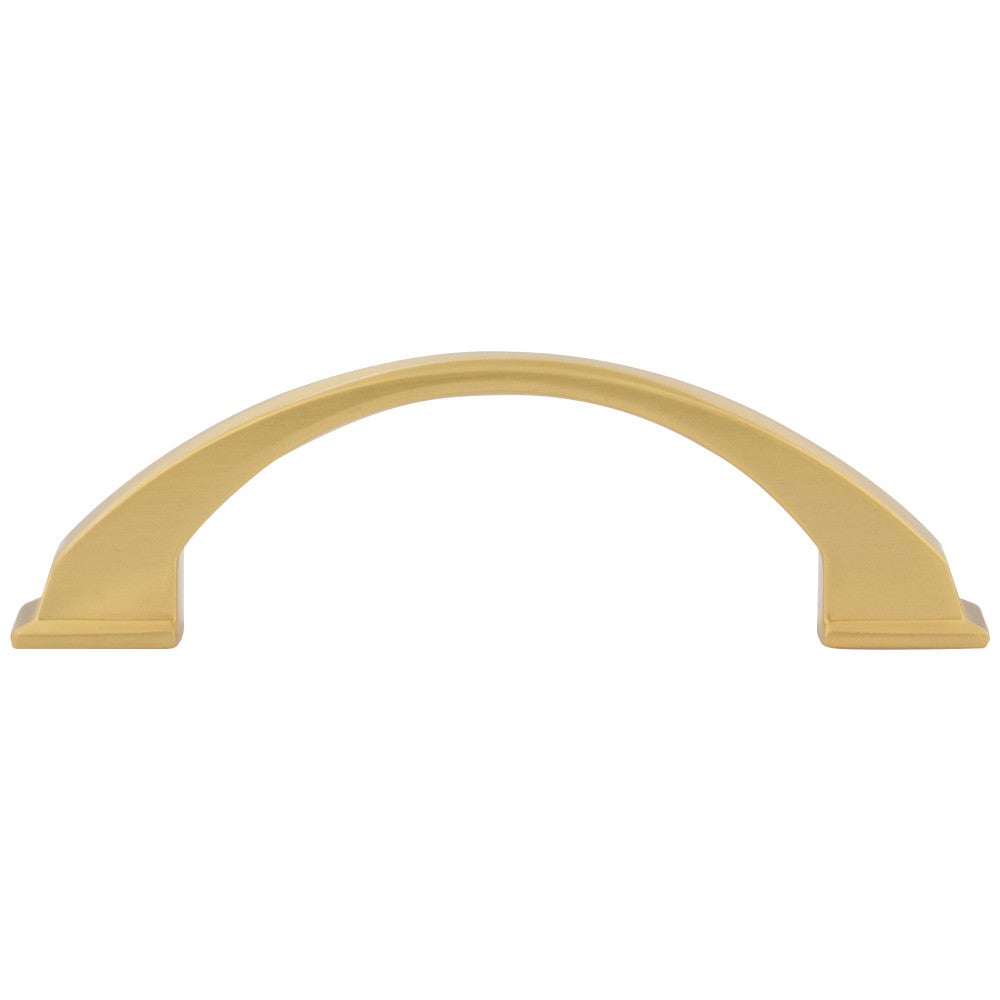 Hardware Resources 96 mm Center-to-Center Satin Nickel Arched Roman Cabinet Pull