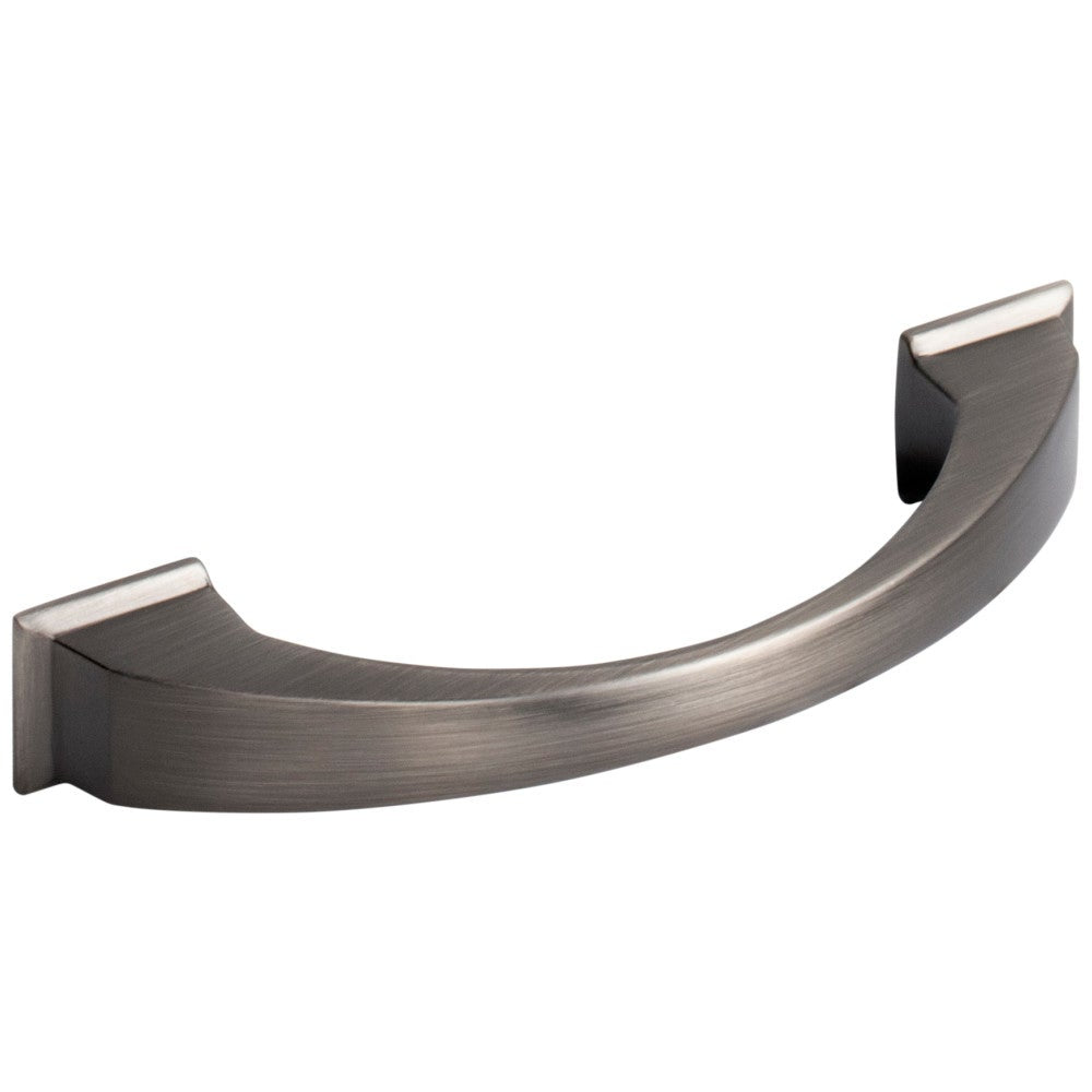 Hardware Resources 96 mm Center-to-Center Satin Nickel Arched Roman Cabinet Pull