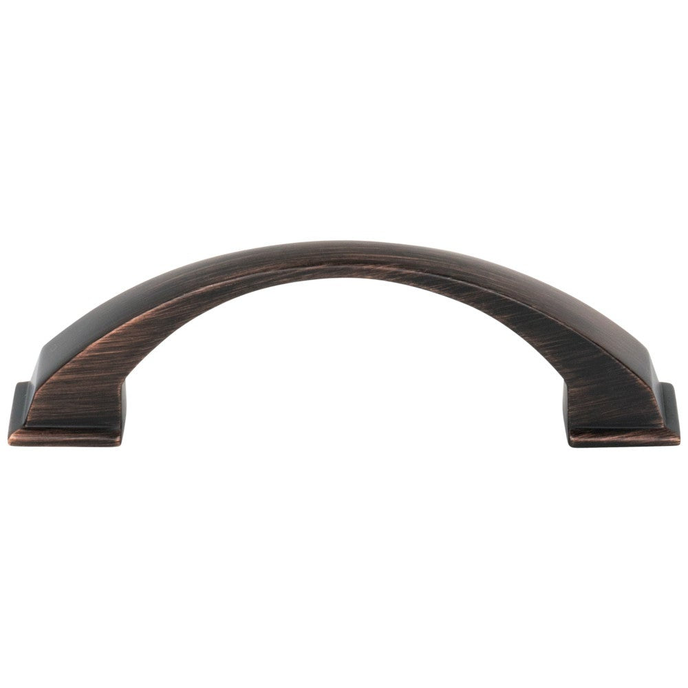 Hardware Resources 96 mm Center-to-Center Satin Nickel Arched Roman Cabinet Pull