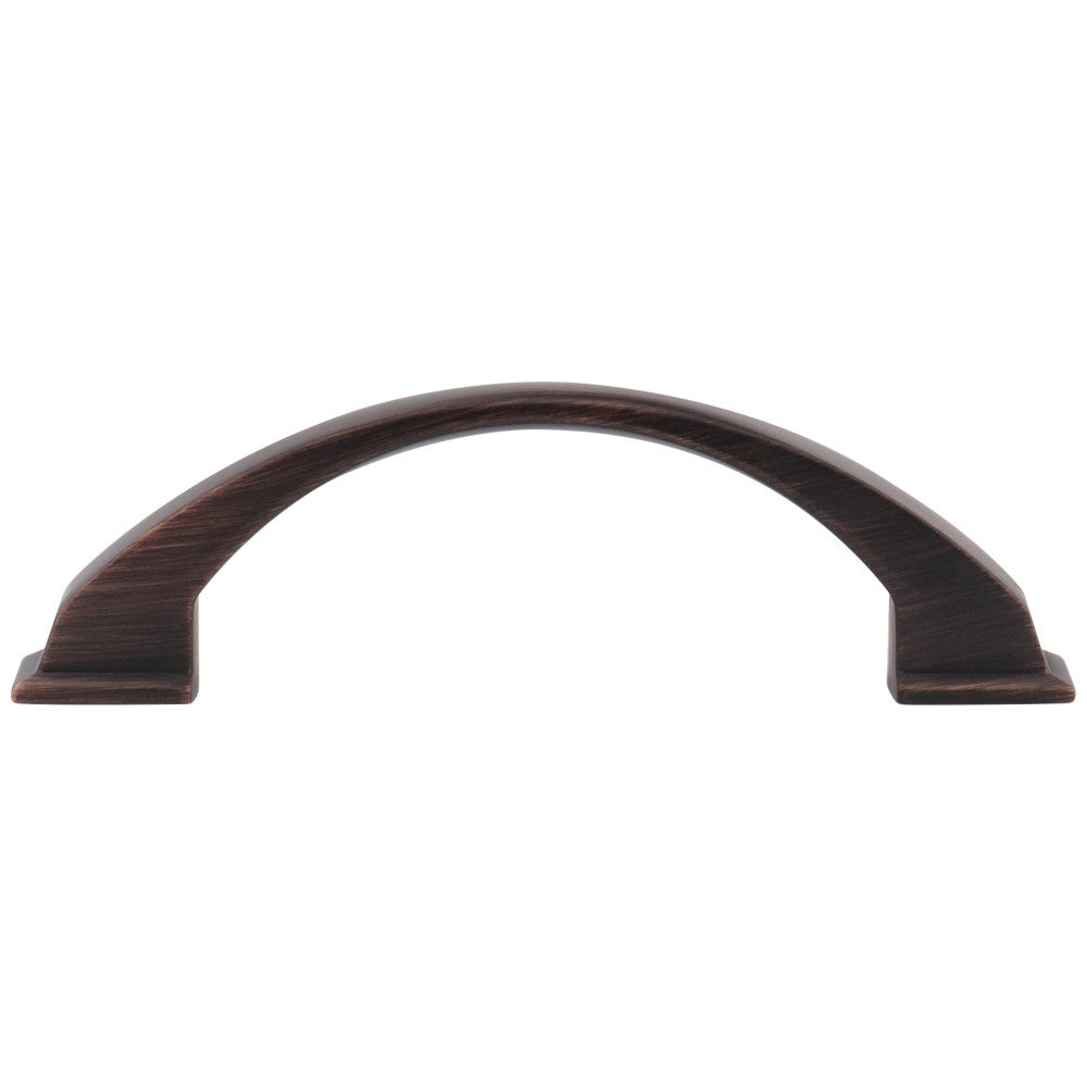 Hardware Resources 96 mm Center-to-Center Satin Nickel Arched Roman Cabinet Pull