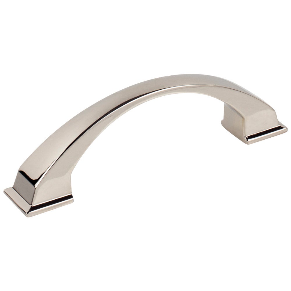 Hardware Resources 96 mm Center-to-Center Satin Nickel Arched Roman Cabinet Pull