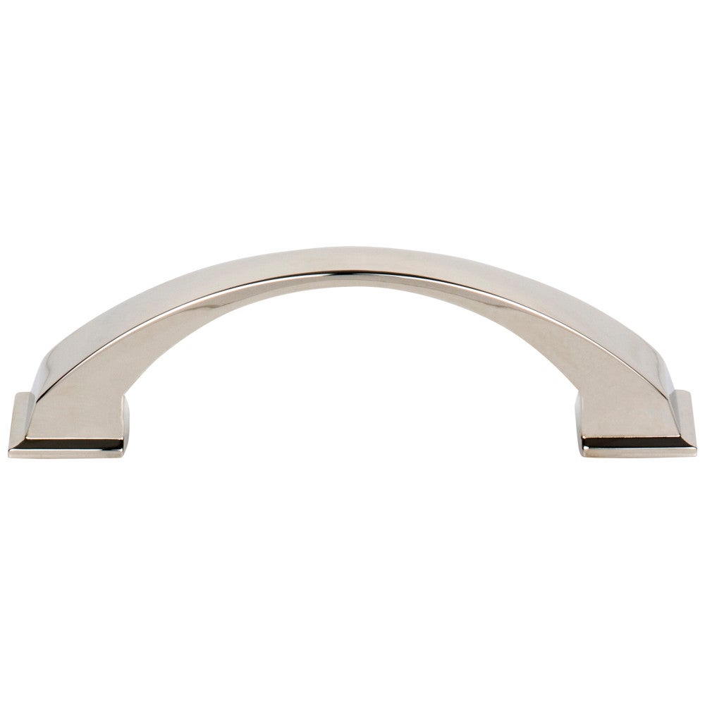 Hardware Resources 96 mm Center-to-Center Satin Nickel Arched Roman Cabinet Pull