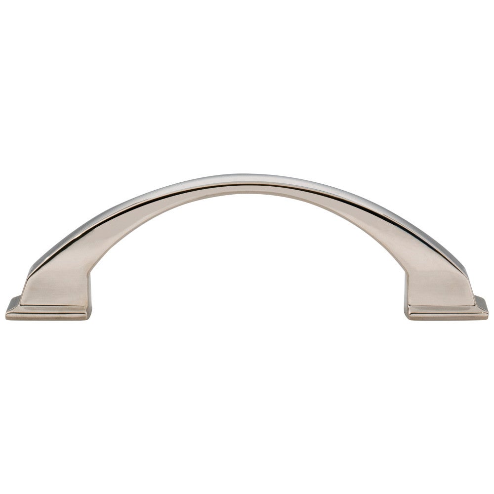 Hardware Resources 96 mm Center-to-Center Satin Nickel Arched Roman Cabinet Pull
