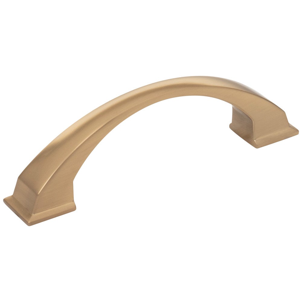 Hardware Resources 96 mm Center-to-Center Satin Nickel Arched Roman Cabinet Pull