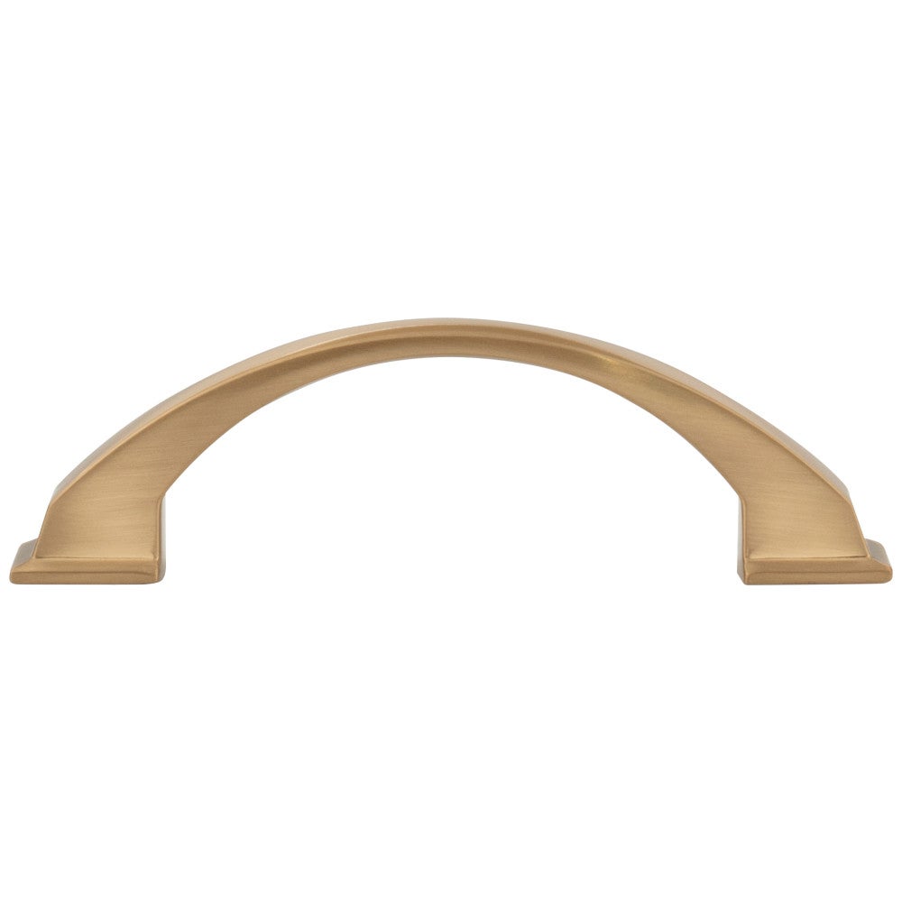 Hardware Resources 96 mm Center-to-Center Satin Nickel Arched Roman Cabinet Pull