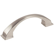 Hardware Resources 96 mm Center-to-Center Satin Nickel Arched Roman Cabinet Pull