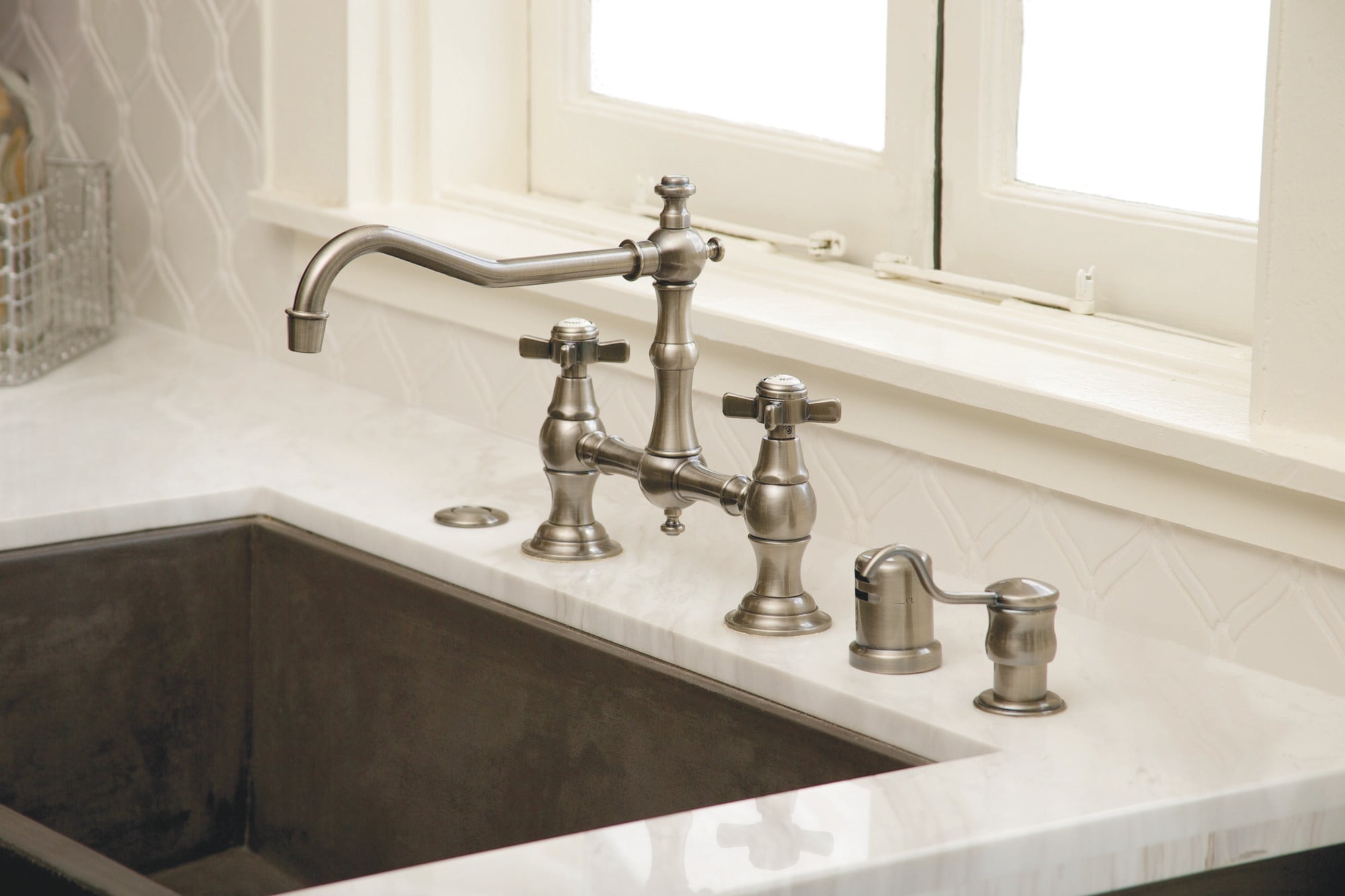 Newport Brass Fairfield Kitchen Bridge Faucet