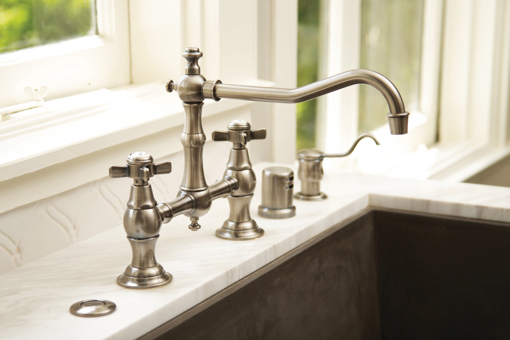 Newport Brass Fairfield Kitchen Bridge Faucet