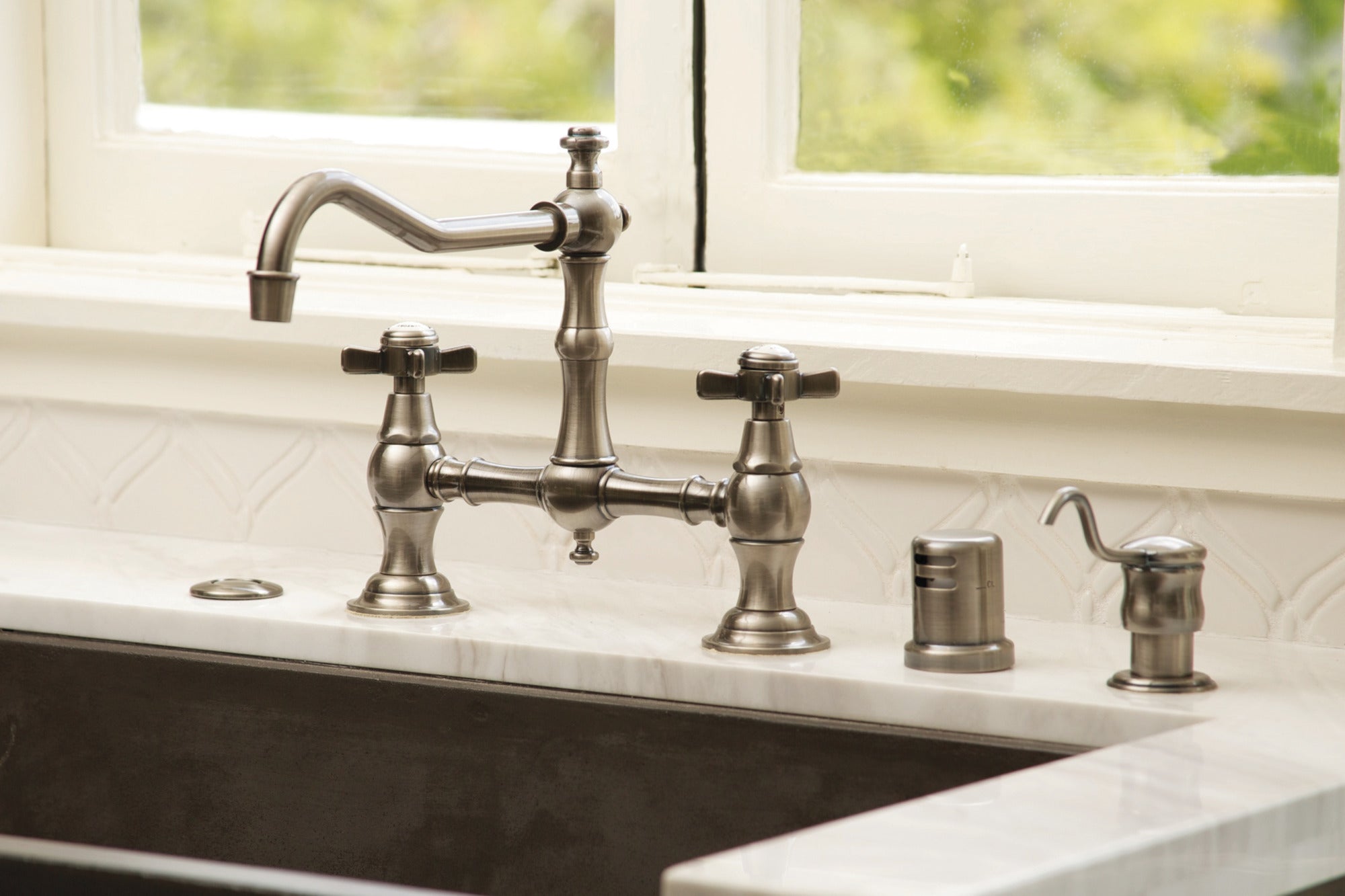 Newport Brass Fairfield Kitchen Bridge Faucet