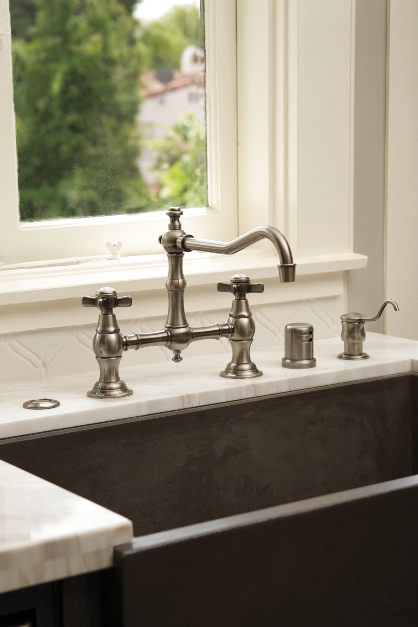 Newport Brass Fairfield Kitchen Bridge Faucet