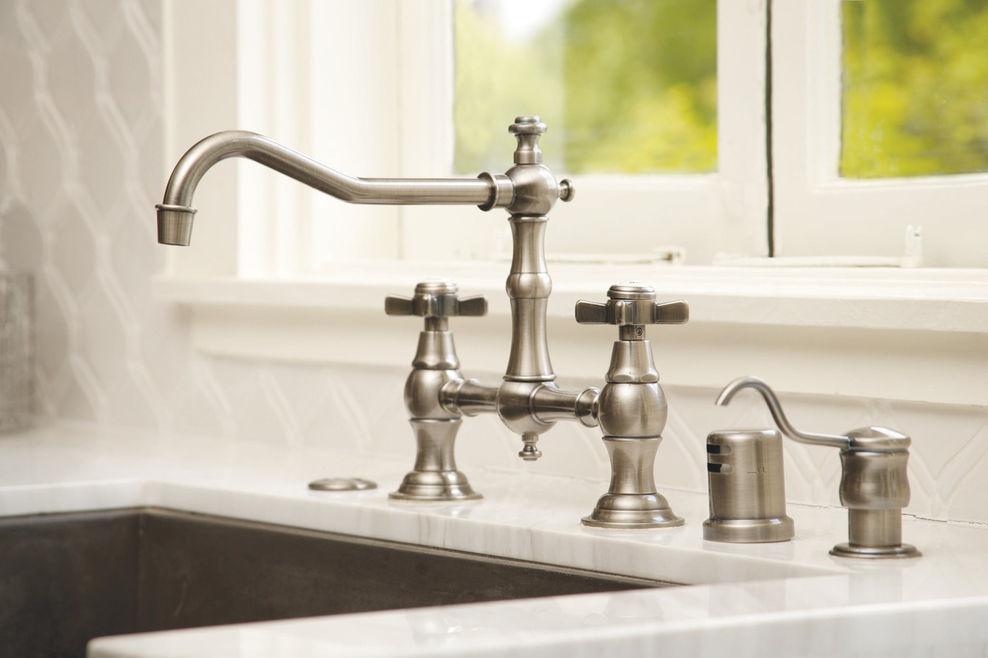 Newport Brass Fairfield Kitchen Bridge Faucet