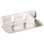 Hardware Resources 2" x 1" x 5/8" Bright Nickel Drawer Front Adjustment Bracket