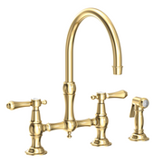 Newport Brass Chesterfield® Kitchen Bridge Faucet with Side Spray