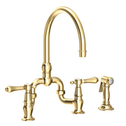 Newport Brass Chesterfield® Kitchen Bridge Faucet with Side Spray