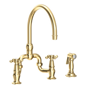 Newport Brass Chesterfield® Kitchen Bridge Faucet with Side Spray