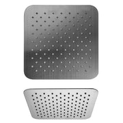 Fortis Doccia 12" Brass Slim Square Rain Shower Head – 94759S2CMB, Matte Black
