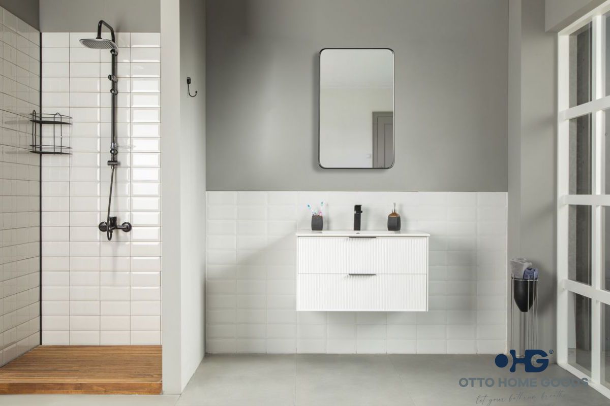 Sorrento 24" White Bathroom Cabinet