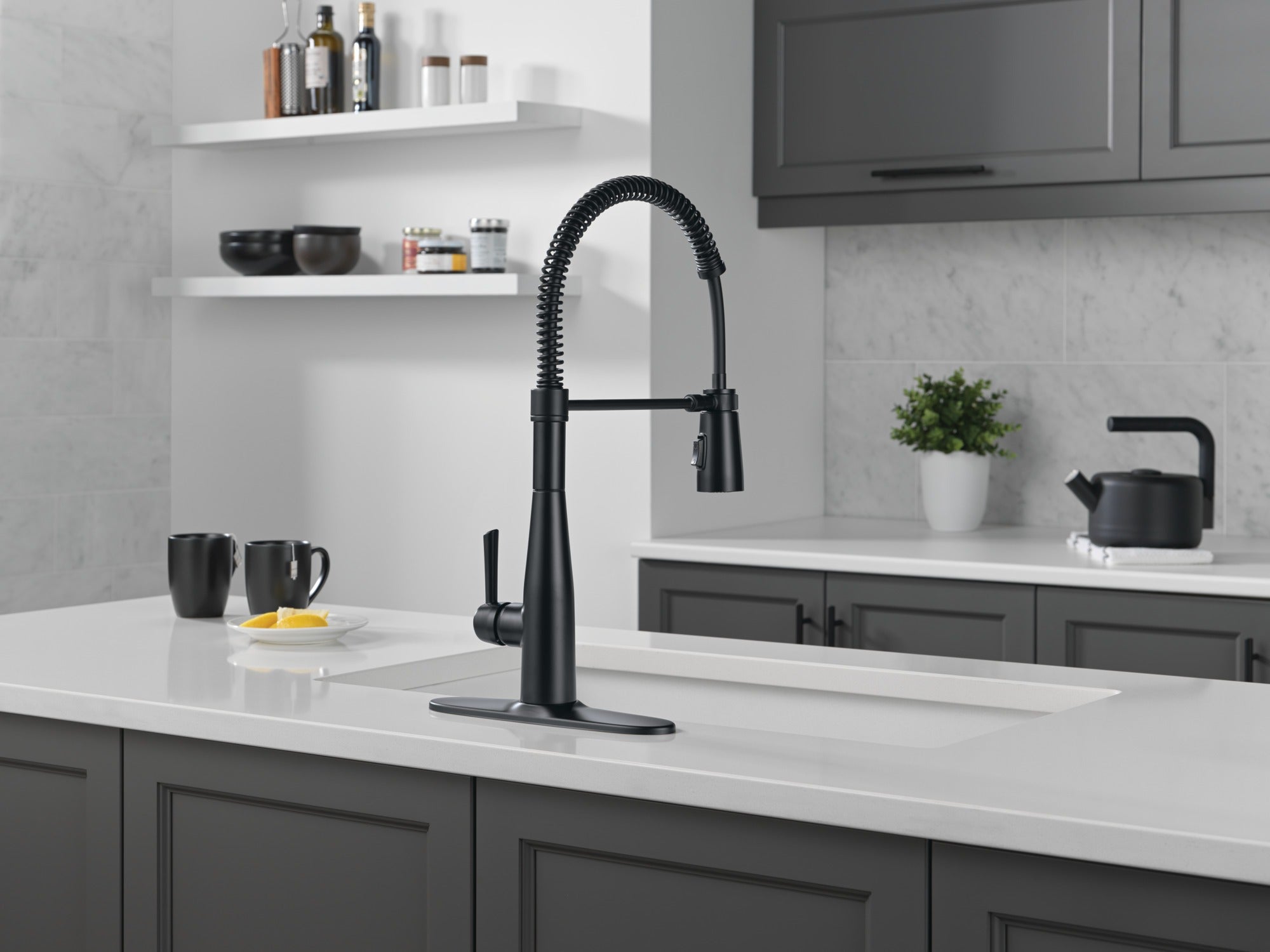 Delta Essa® Single-Handle Pull-Down Spring Kitchen Faucet
