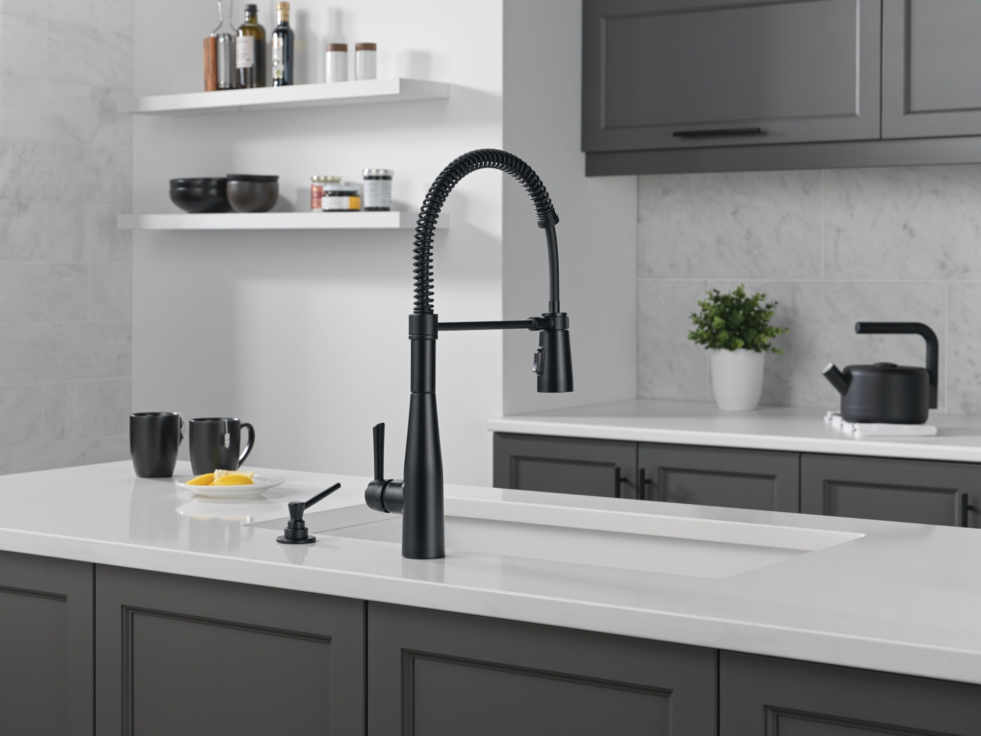 Delta Essa® Single-Handle Pull-Down Spring Kitchen Faucet
