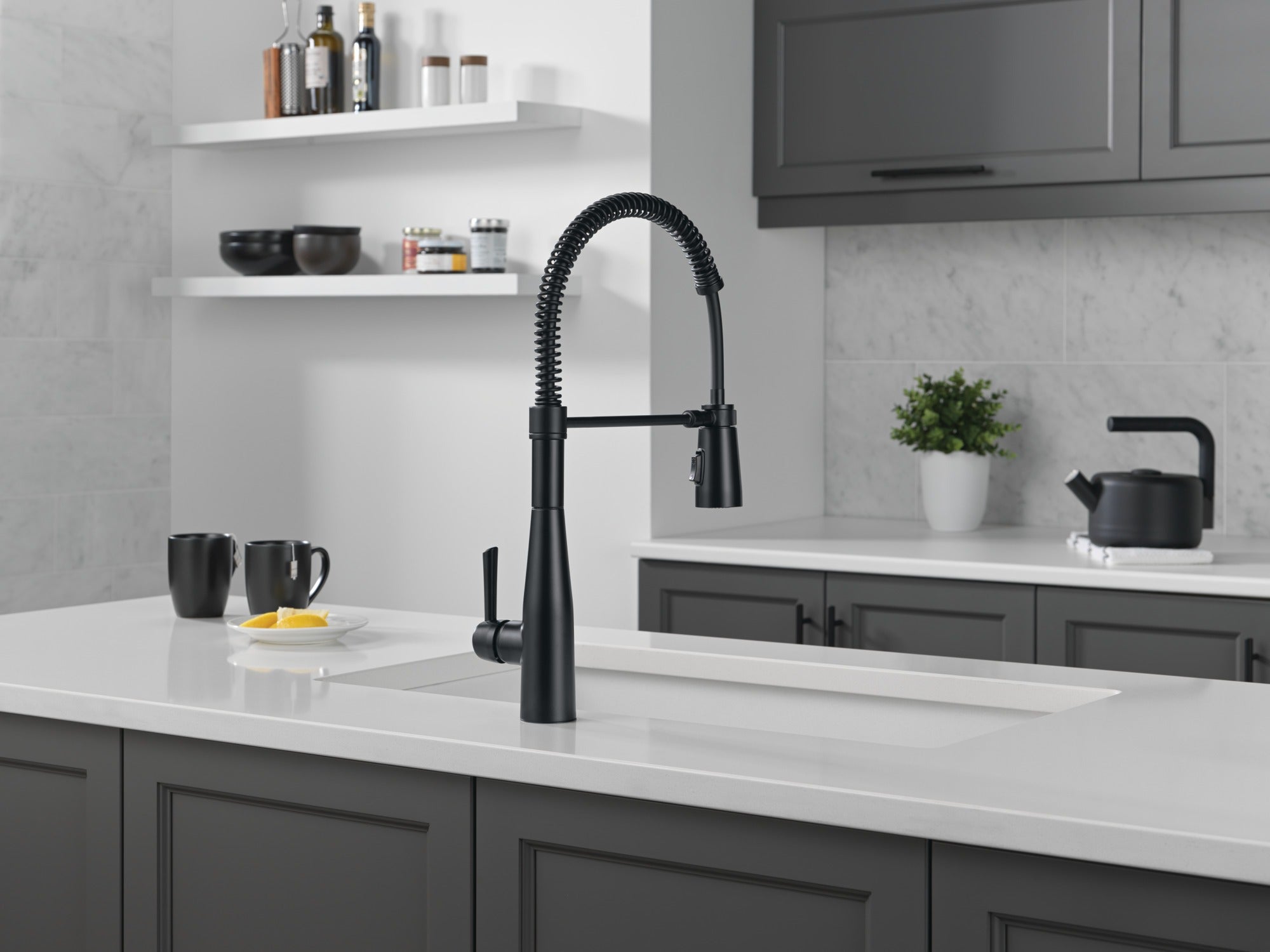 Delta Essa® Single-Handle Pull-Down Spring Kitchen Faucet