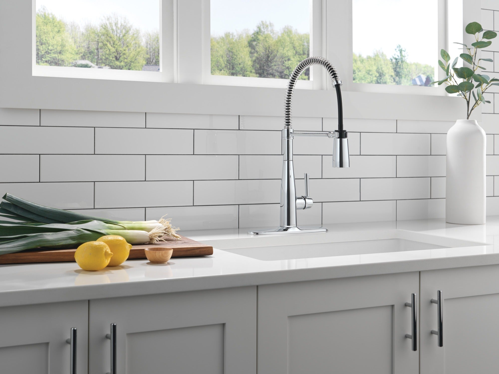 Delta Essa® Single-Handle Pull-Down Spring Kitchen Faucet