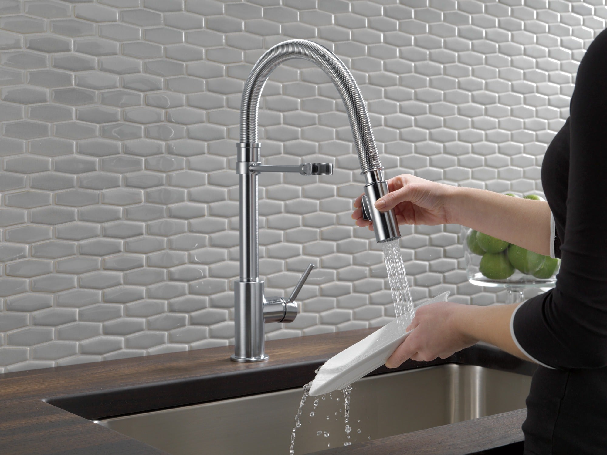 Delta Trinsic® Single-Handle Pull-Down Spring Kitchen Faucet