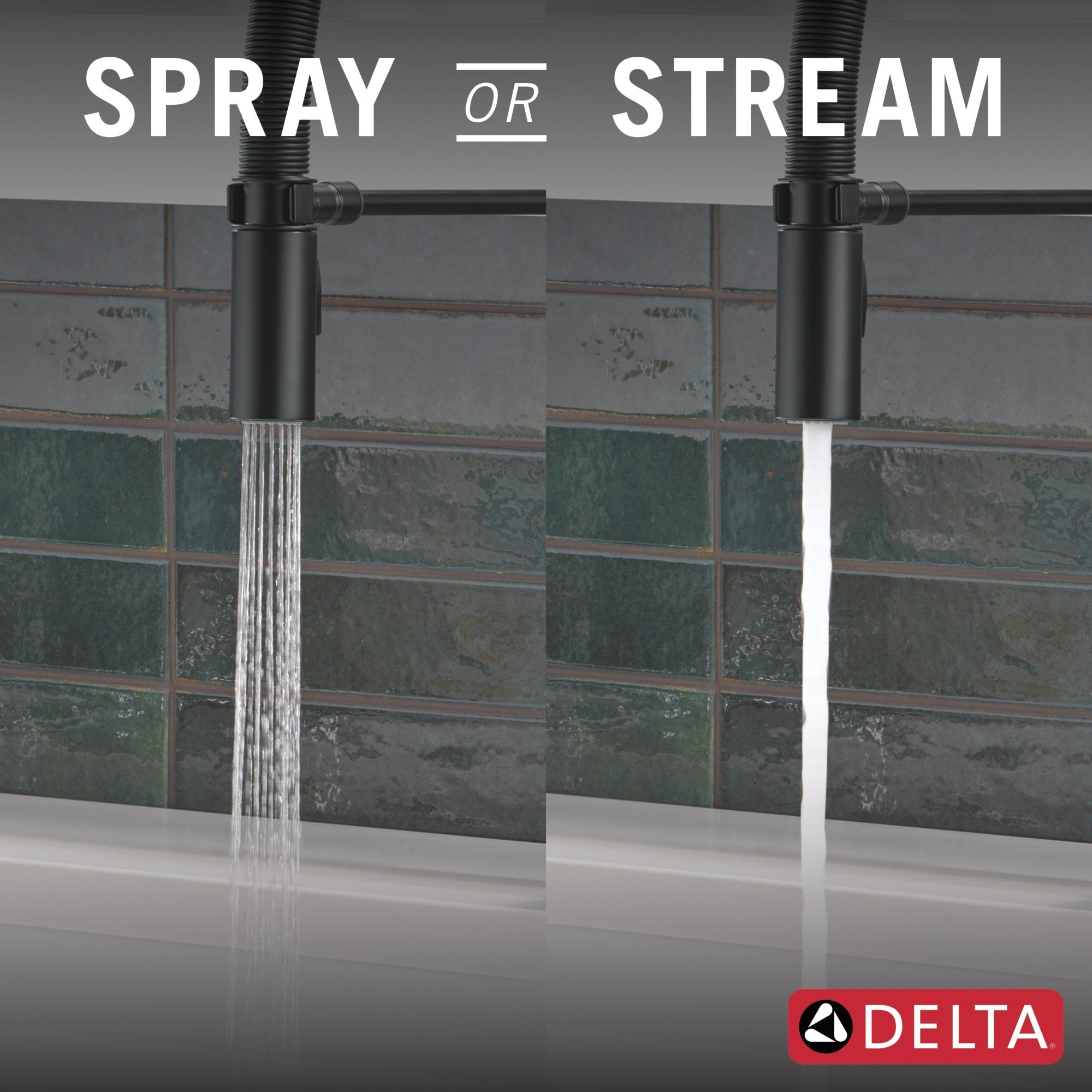 Delta Trinsic® Single-Handle Pull-Down Spring Kitchen Faucet
