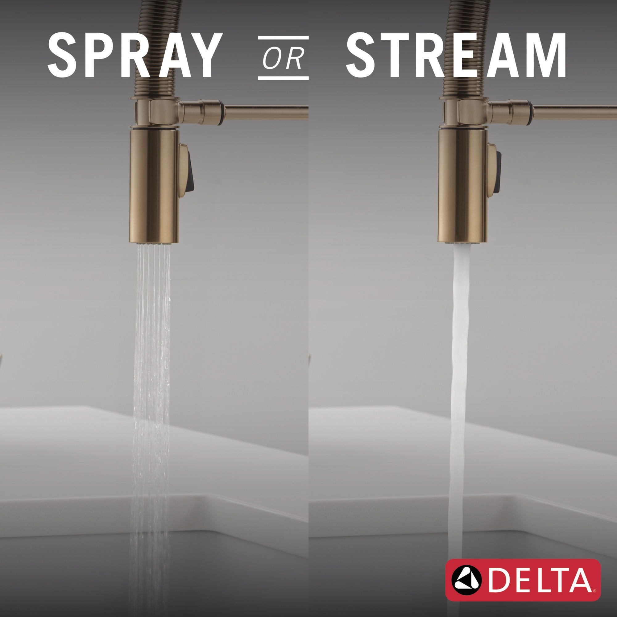 Delta Trinsic® Single-Handle Pull-Down Spring Kitchen Faucet