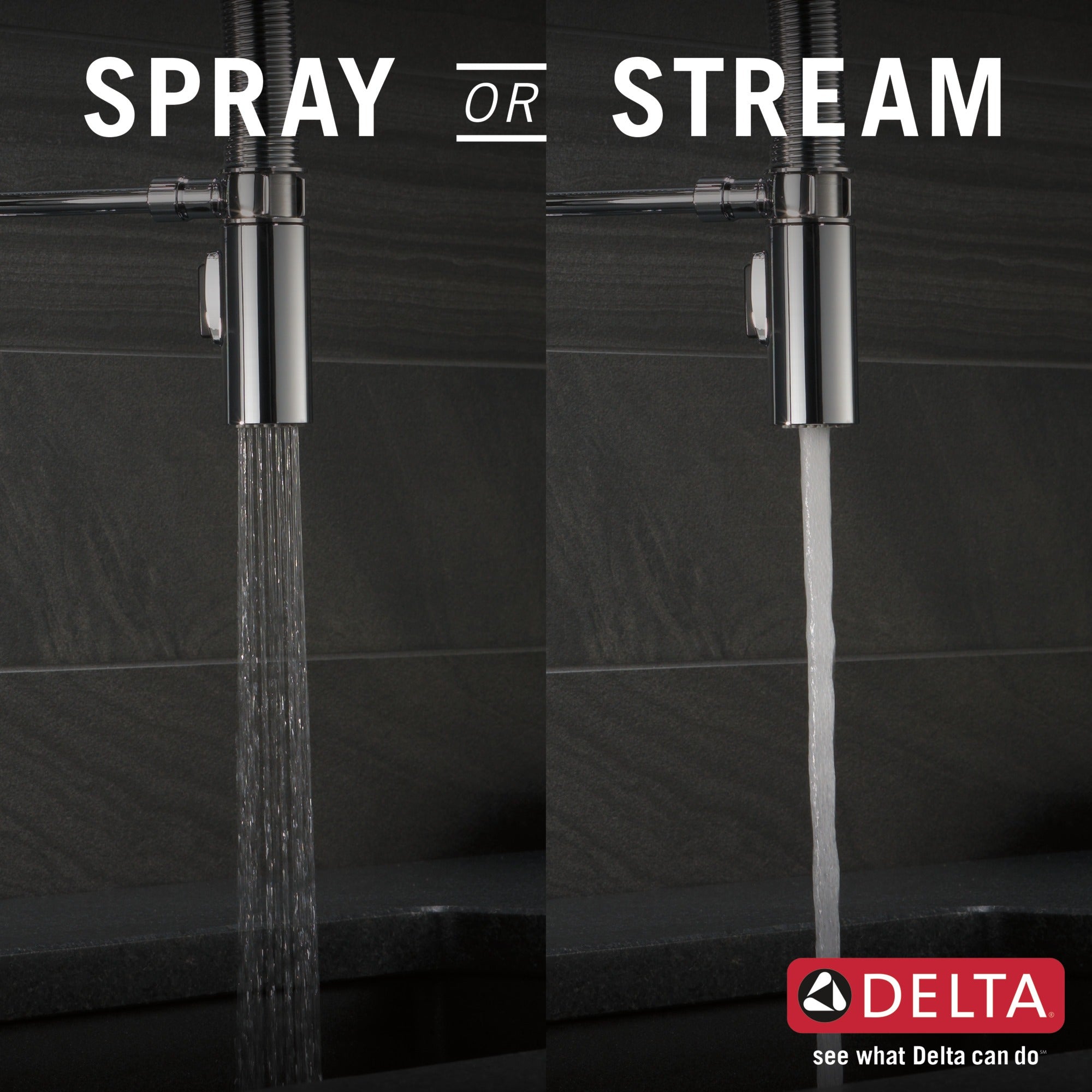 Delta Trinsic® Single-Handle Pull-Down Spring Kitchen Faucet