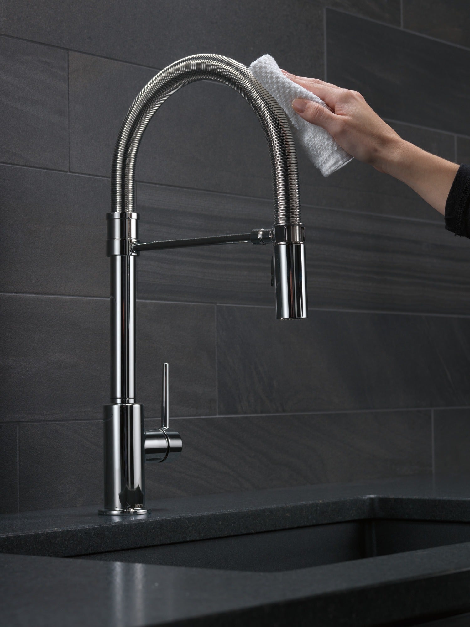 Delta Trinsic® Single-Handle Pull-Down Spring Kitchen Faucet