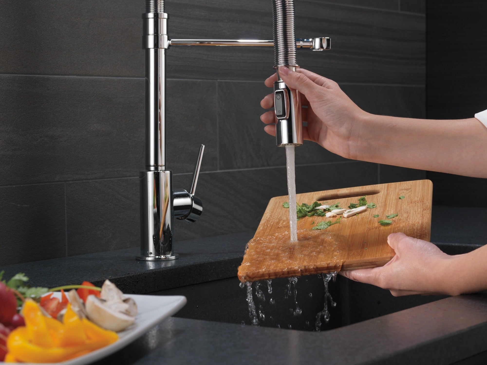 Delta Trinsic® Single-Handle Pull-Down Spring Kitchen Faucet