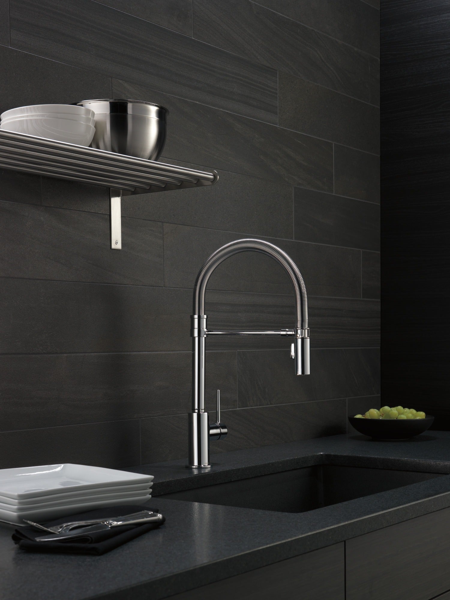 Delta Trinsic® Single-Handle Pull-Down Spring Kitchen Faucet