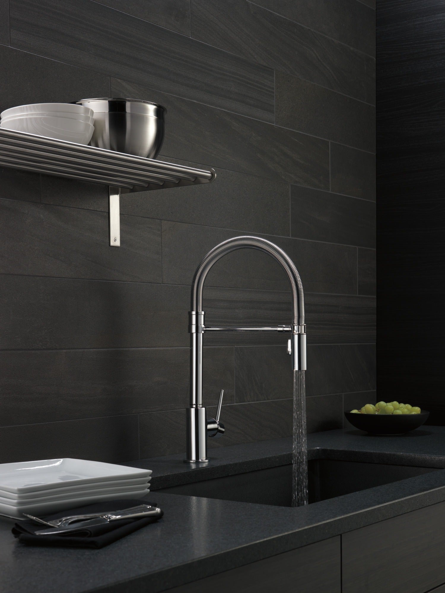 Delta Trinsic® Single-Handle Pull-Down Spring Kitchen Faucet