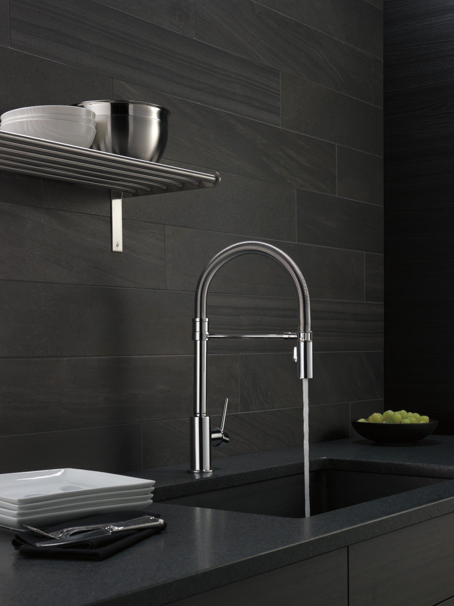 Delta Trinsic® Single-Handle Pull-Down Spring Kitchen Faucet