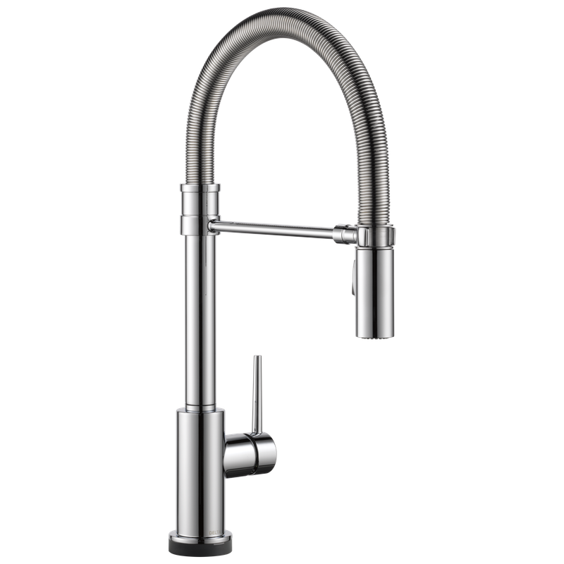 Delta Trinsic® Single-Handle Pull-Down Spring Kitchen Faucet with Touch<sub>2</sub>O® Technology