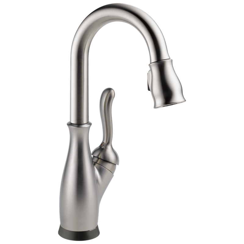 Delta Leland® Single Handle Pull-Down Bar / Prep Faucet with Touch<sub>2</sub>O® Technology