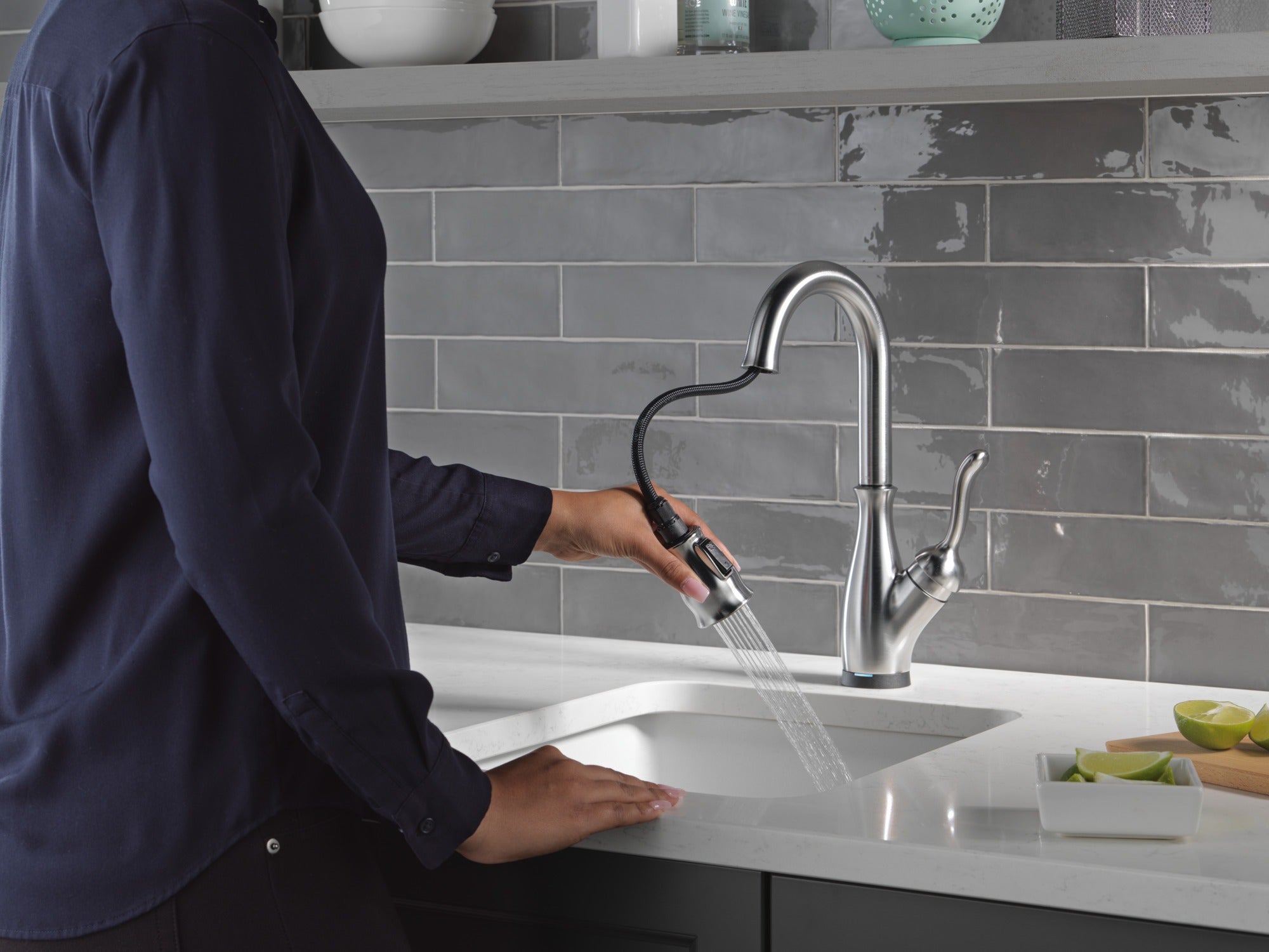 Delta Leland® Touch2O® Bar / Prep Faucet with Touchless Technology