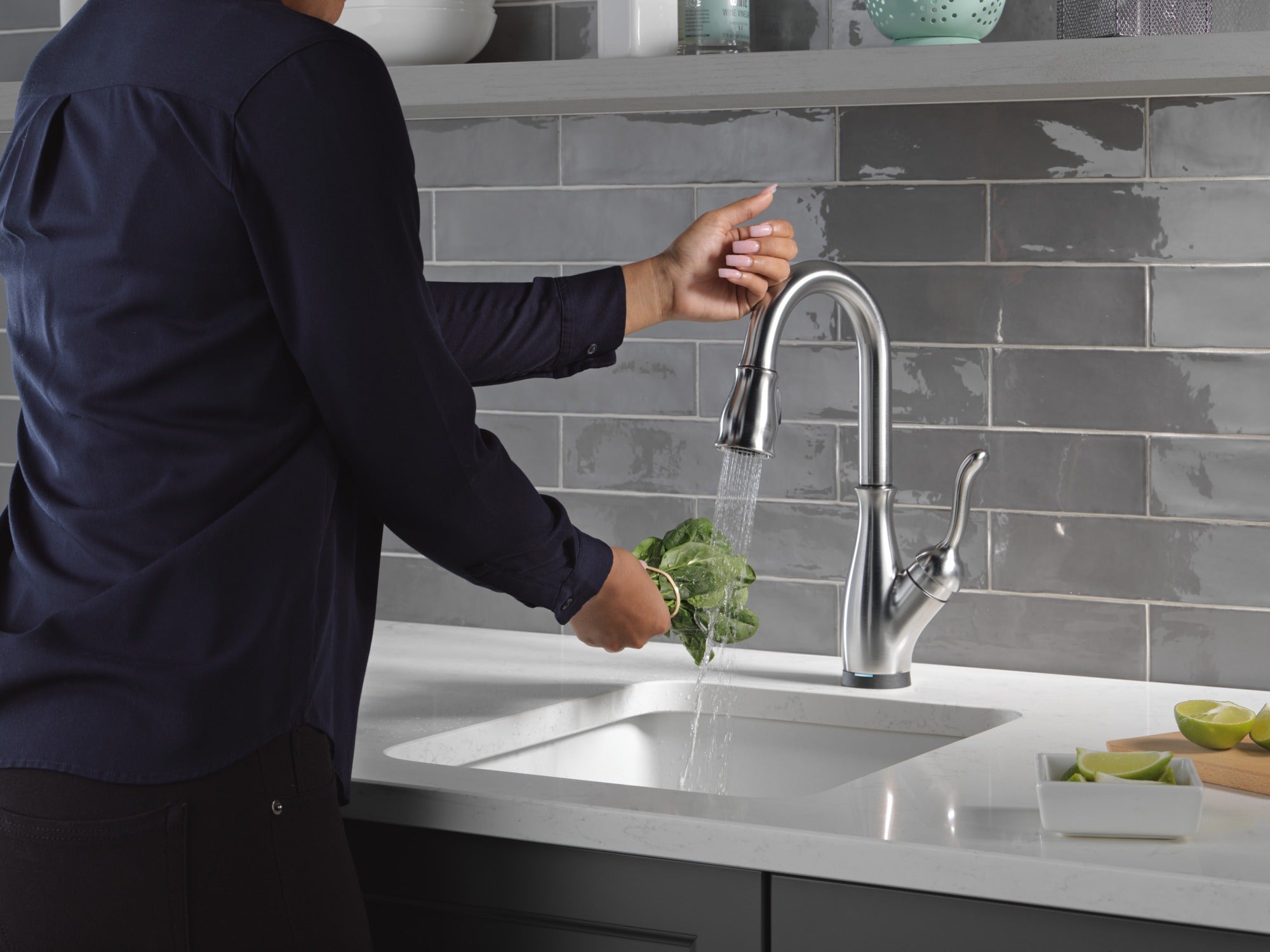 Delta Leland® Touch2O® Bar / Prep Faucet with Touchless Technology