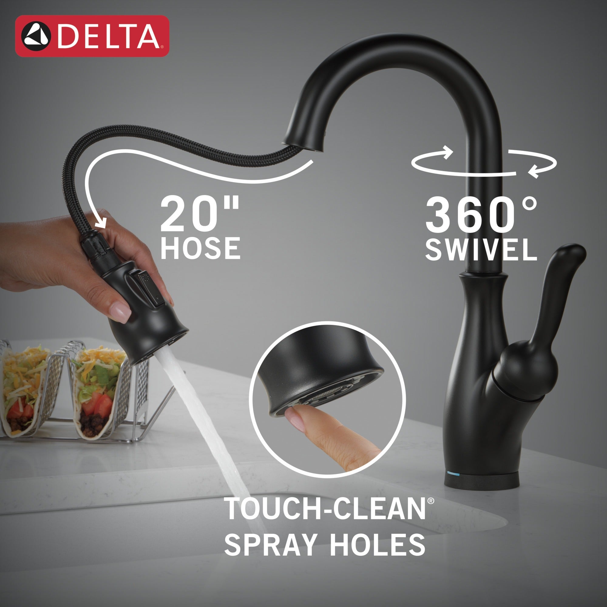 Delta Leland® Touch2O® Bar / Prep Faucet with Touchless Technology
