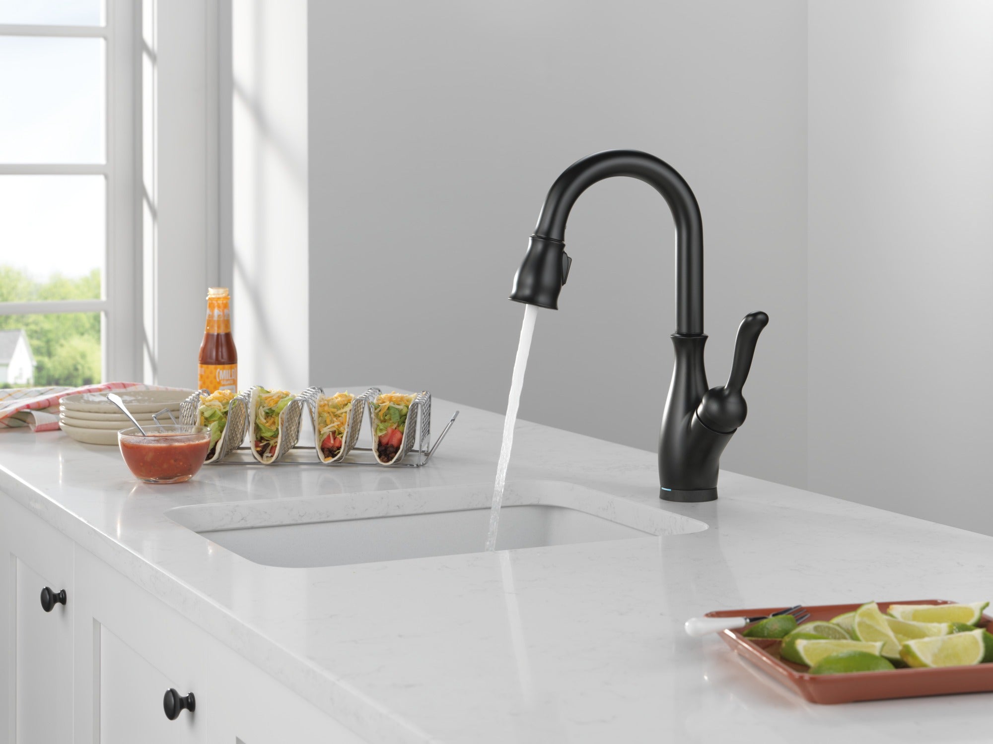 Delta Leland® Touch2O® Bar / Prep Faucet with Touchless Technology