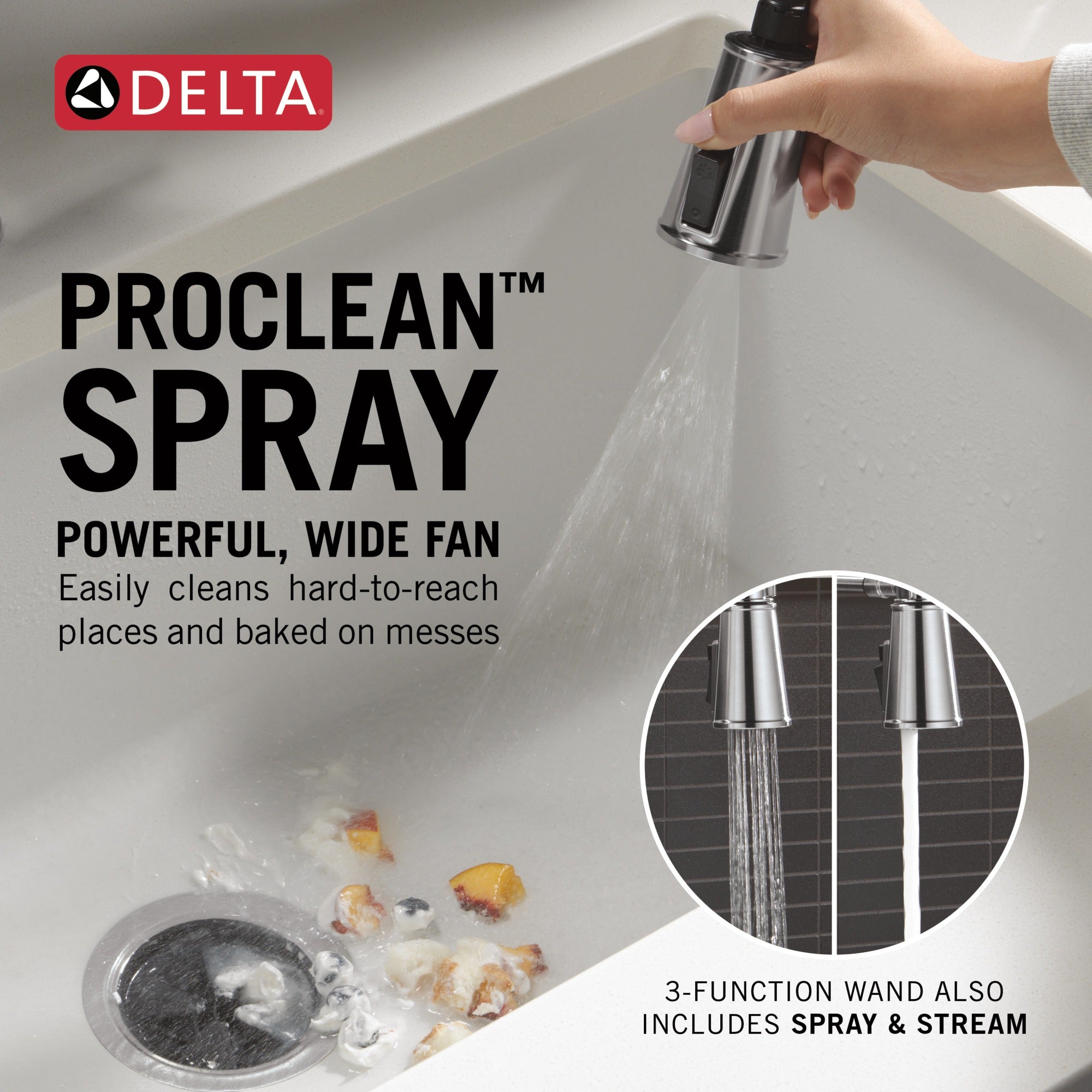 Delta Renaldi™ Single-Handle Pull-Down Spring Kitchen Faucet