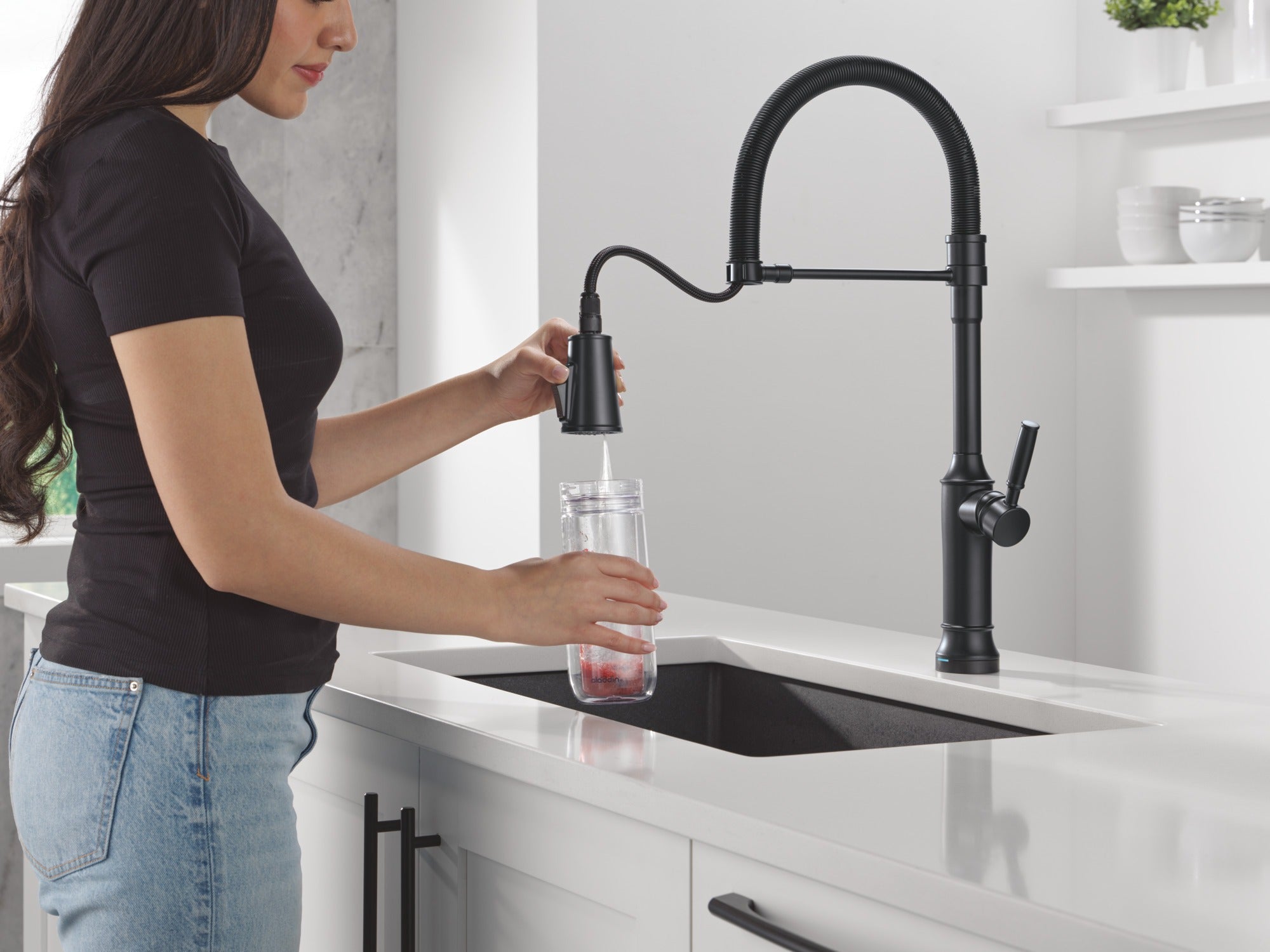 Delta Renaldi™ Touch2O® Technology Kitchen Faucet with Touchless Technology