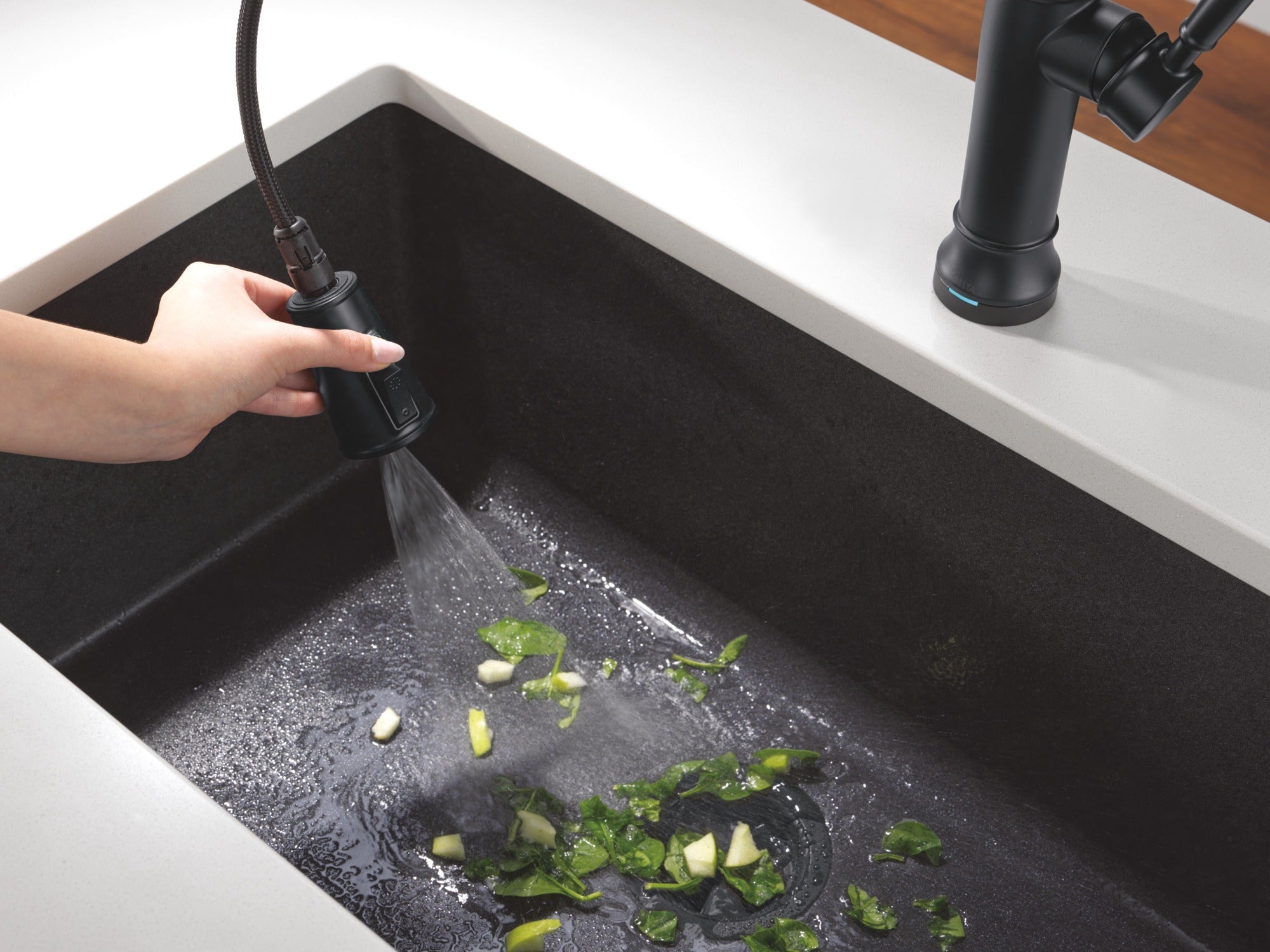 Delta Renaldi™ Touch2O® Technology Kitchen Faucet with Touchless Technology