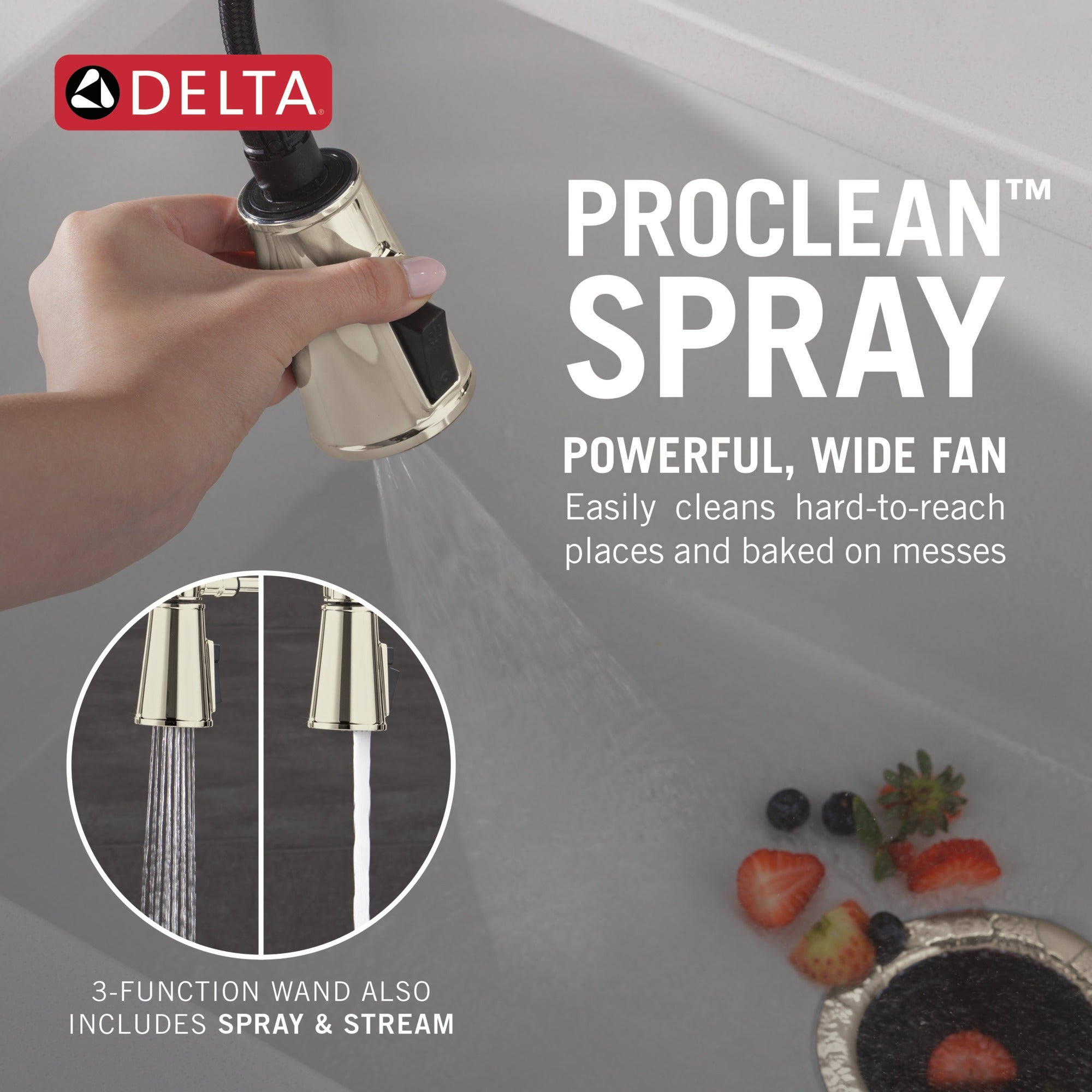 Delta Renaldi™ Touch2O® Technology Kitchen Faucet with Touchless Technology