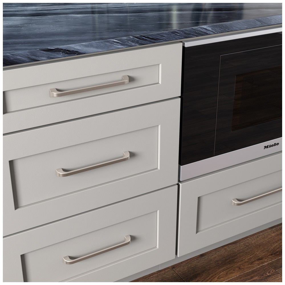 Hardware Resources 96 mm Center-to-Center Satin Nickel Square Marlo Cabinet Pull