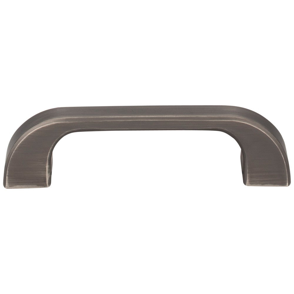 Hardware Resources 96 mm Center-to-Center Satin Nickel Square Marlo Cabinet Pull