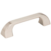 Hardware Resources 96 mm Center-to-Center Satin Nickel Square Marlo Cabinet Pull