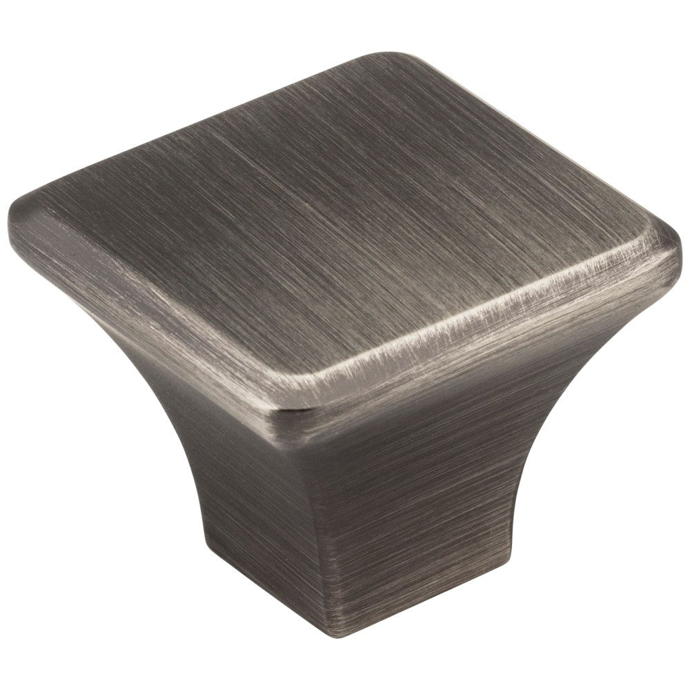 Hardware Resources 7/8" Overall Length Satin Nickel Square Marlo Cabinet Knob