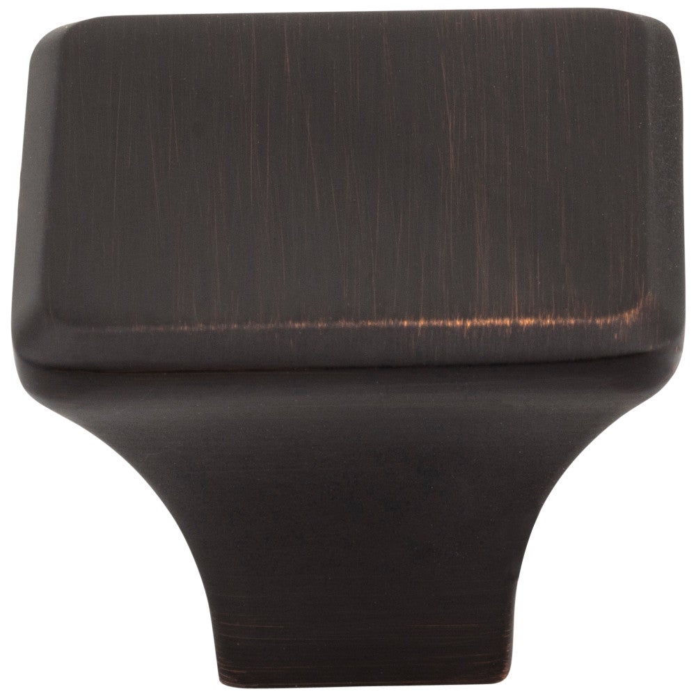 Hardware Resources 7/8" Overall Length Satin Nickel Square Marlo Cabinet Knob